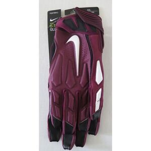 Nike CK2926-637 Men's Sz 2XL Maroon D-Tack Lineman Padded Football Gloves $70